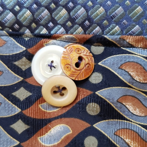 Purse Handmade Shoulder Bag from Ties / one of a kind - Picture 3 of 6